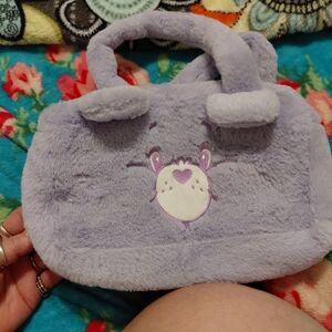 Care Bears Lavender Plush Kids Bag